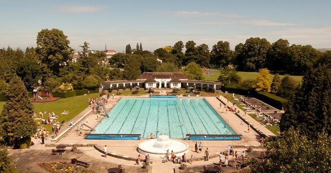 Sandford Parks Lido - Aerial Image